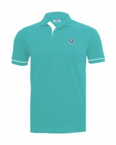 JGU Crest Polo Mint Blue