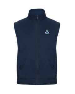 JGU Crest Sleeveless Zipper Jacket